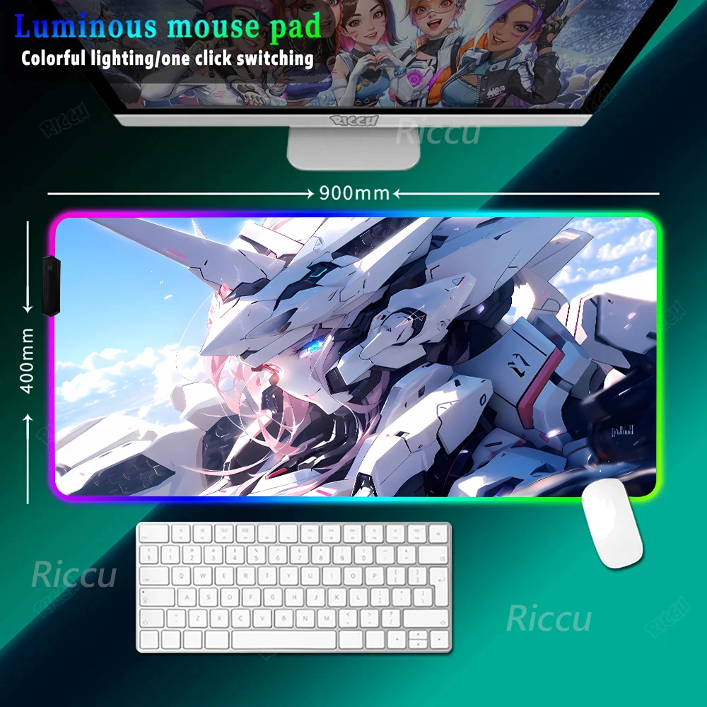 Mech Girl Anime CS XXL High definition printing Large size RGB Gaming Keyboard LED Light Desk Pad For Computer Laptop Mouse Pad
Mech Girl Anime CS XXL High definition printing Large size RGB Gaming Keyboard LED Light Desk Pad For Computer Laptop Mouse Pad