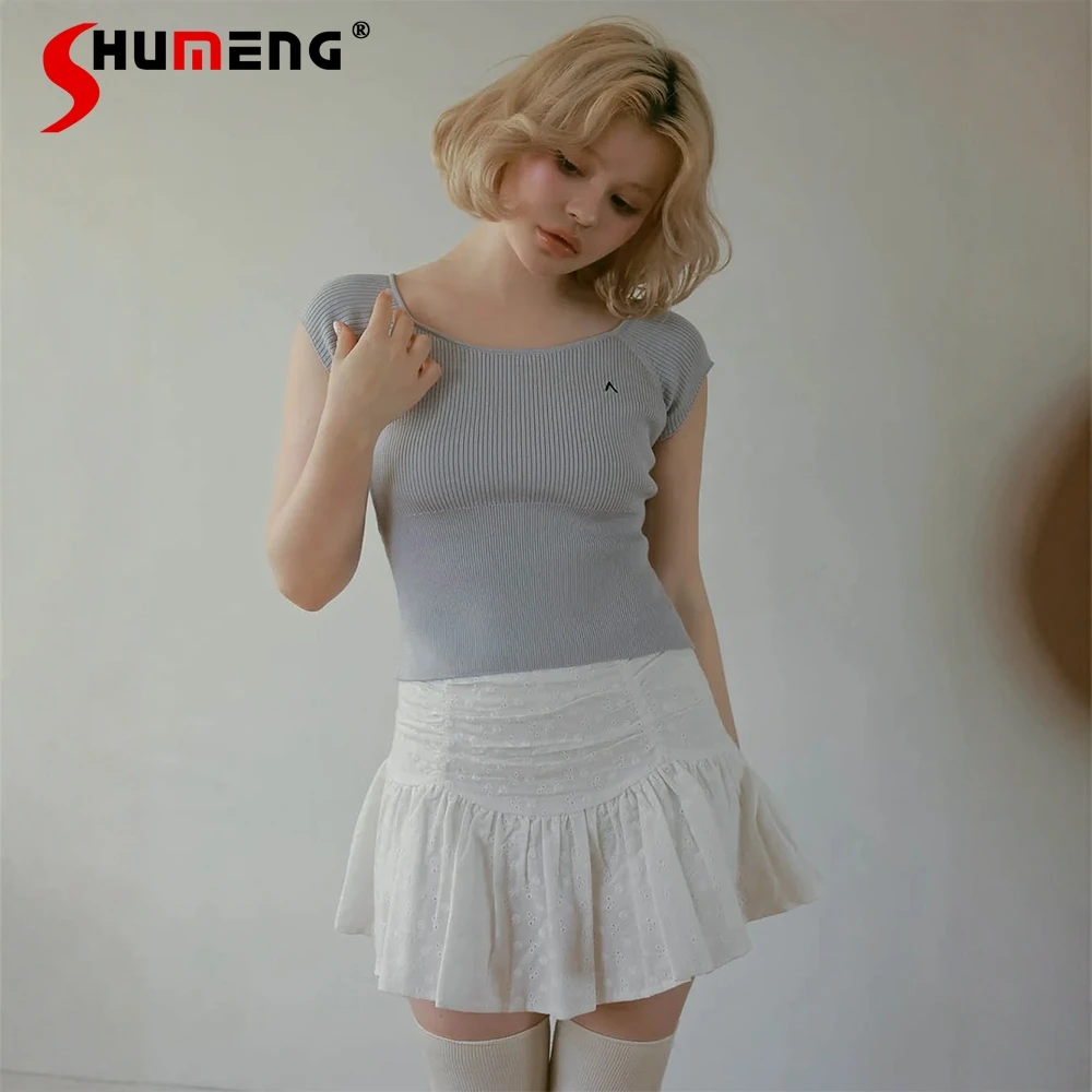 Sexy Hot Girls Club White Mini Skirt Summer New Women's Japanese Sweet Daily High Waist Skinny Fashion Versatile Short Skirts
Sexy Hot Girls Club White Mini Skirt Summer New Women's Japanese Sweet Daily High Waist Skinny Fashion Versatile Short Skirts