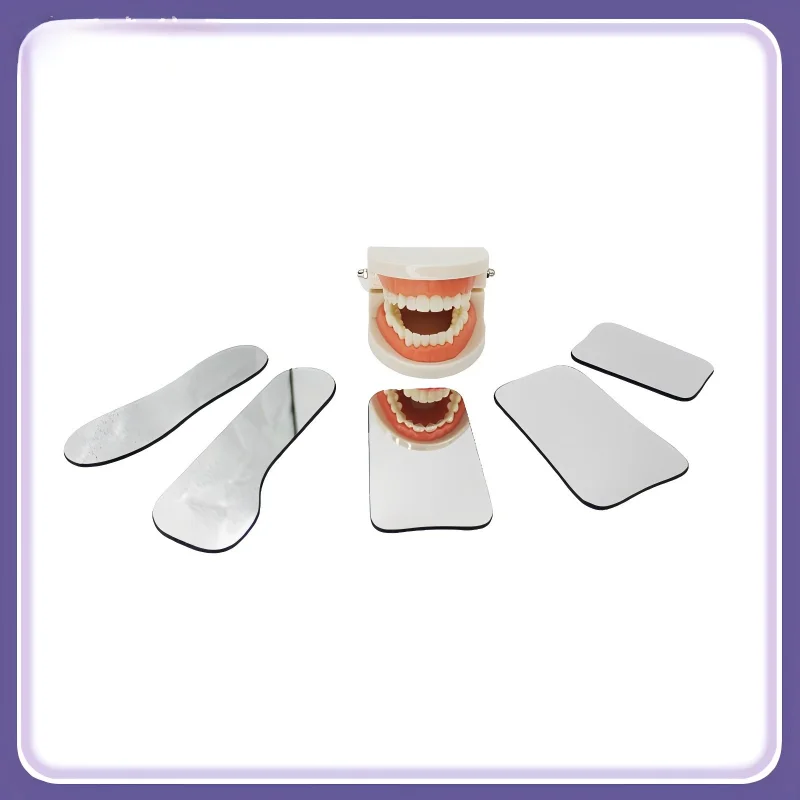 Dental Intraoral Reflector, Double-Sided Thickened Glass Mirror for Orthodontic Photography, Mouth Photography Mirror
Dental Intraoral Reflector, Double-Sided Thickened Glass Mirror for Orthodontic Photography, Mouth Photography Mirror