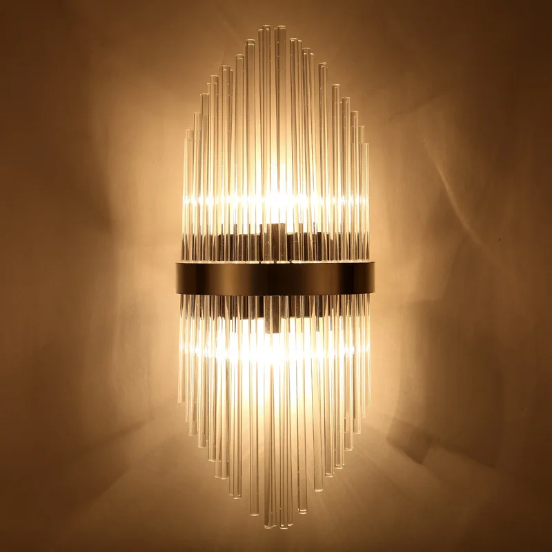 Modern Luxury Crystal Wall Lamps Bedroom Bedside Background Light Led Living Room Sconce Lamp Home-appliance Decoration Lighting
Modern Luxury Crystal Wall Lamps Bedroom Bedside Background Light Led Living Room Sconce Lamp Home-appliance Decoration Lighting