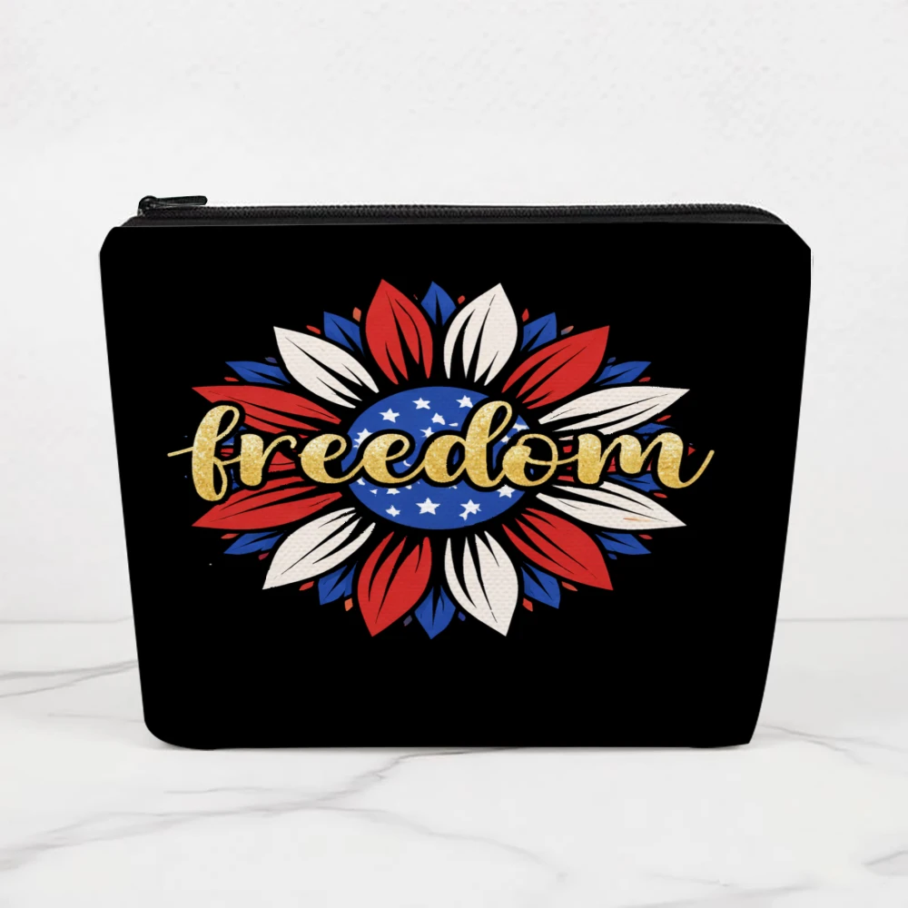 Косметички с патриотическим дизайном Freedom Flower для девочек, несессеры, пеналы, дорожные сумки для хранения
Косметички с патриотическим дизайном Freedom Flower для девочек, несессеры, пеналы, дорожные сумки для хранения