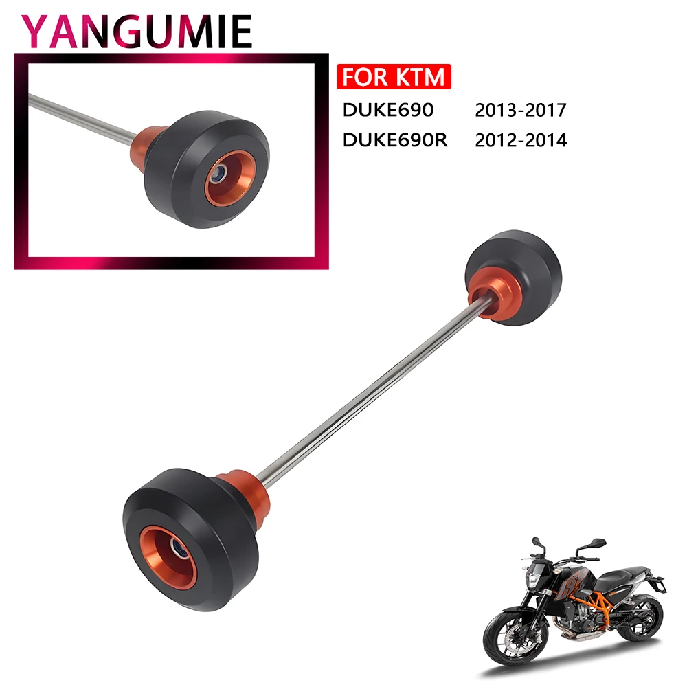 For KTM 690 Duke R 2013-2017 690R DUKE 2012-2014 Motorcycle Rear Wheel Axle Fork Crash Sliders Duke 690 Duke 690 R 2015 2016
For KTM 690 Duke R 2013-2017 690R DUKE 2012-2014 Motorcycle Rear Wheel Axle Fork Crash Sliders Duke 690 Duke 690 R 2015 2016