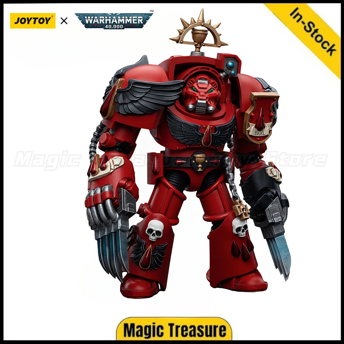 【В наличии】JOYTOY 1/18 Фигурка Warhammer 40K Blood Angels Assault Terminators Brother Tyborel Модель игрушки
【В наличии】JOYTOY 1/18 Фигурка Warhammer 40K Blood Angels Assault Terminators Brother Tyborel Модель игрушки