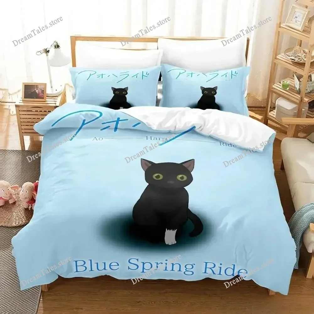 New Blue Spring Ride Bedding Set Single Twin Full Queen King Size Bed Set Adult Kid Bedroom Duvet Cover Sets Anime Bed Sheet Set
New Blue Spring Ride Bedding Set Single Twin Full Queen King Size Bed Set Adult Kid Bedroom Duvet Cover Sets Anime Bed Sheet Set