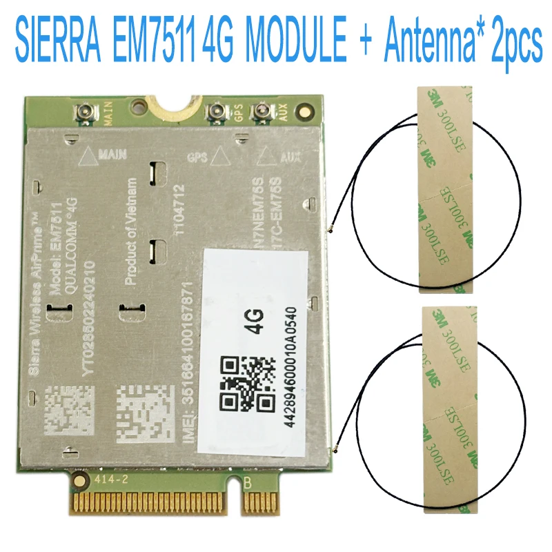 Sierra Wireless EM7511 LTE-zaawansowany moduł Pro do rozwiązań bezpieczeństwa publicznego moduł CAT-12 600M 4G LTE M2
Sierra Wireless EM7511 LTE-zaawansowany moduł Pro do rozwiązań bezpieczeństwa publicznego moduł CAT-12 600M 4G LTE M2