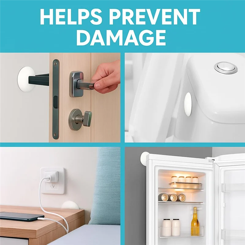 【Today-Only!】Home Wall & Door Handle Stopper 3.15 Inch Set 10 Pieces Of White Rubber Door Knob Round Wall Shield Cushion
【Today-Only!】Home Wall & Door Handle Stopper 3.15 Inch Set 10 Pieces Of White Rubber Door Knob Round Wall Shield Cushion