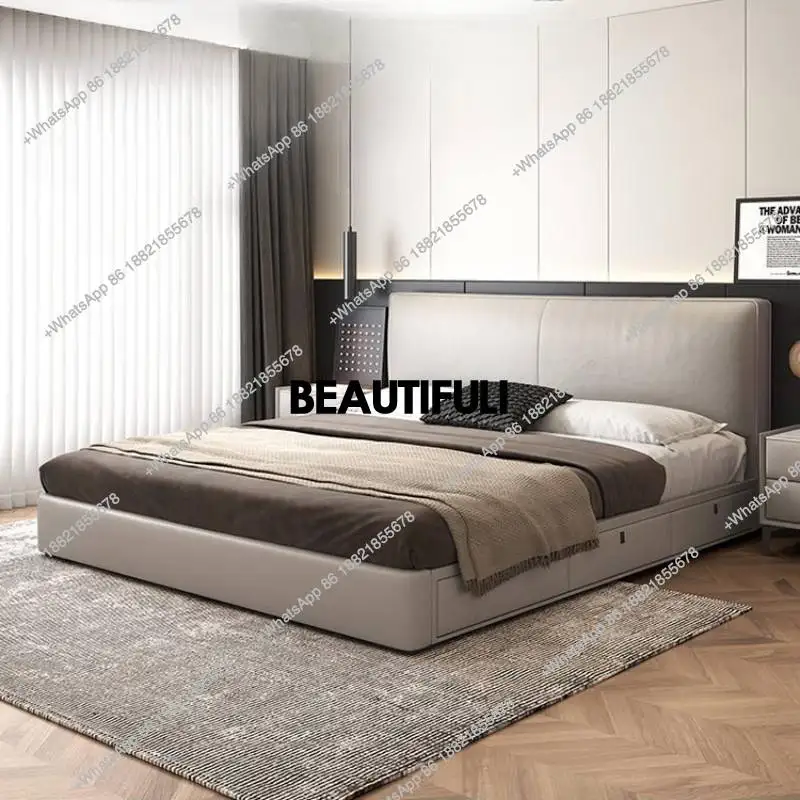 Waterproof Frame Double Bed Bedroom Designer Platform Headboards Double Bed Wooden Modern House Letto Matrimonile Furniture
Waterproof Frame Double Bed Bedroom Designer Platform Headboards Double Bed Wooden Modern House Letto Matrimonile Furniture