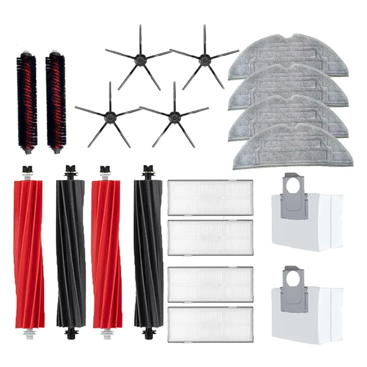 For Roborock S8 Pro Ultra Spare Parts DuoRoller Main Side Brushes Mop Cloths HEPA Filters Dust Bags Accessories
For Roborock S8 Pro Ultra Spare Parts DuoRoller Main Side Brushes Mop Cloths HEPA Filters Dust Bags Accessories