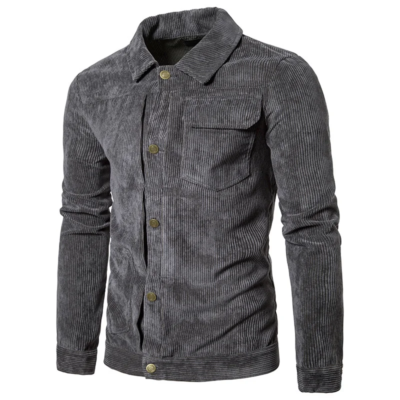 Spring Autumn Winter New Men Corduroy Jacket Pockets Mens Bomber Jackets Male Fashion Solid Color Military Streetwear Coat
Spring Autumn Winter New Men Corduroy Jacket Pockets Mens Bomber Jackets Male Fashion Solid Color Military Streetwear Coat