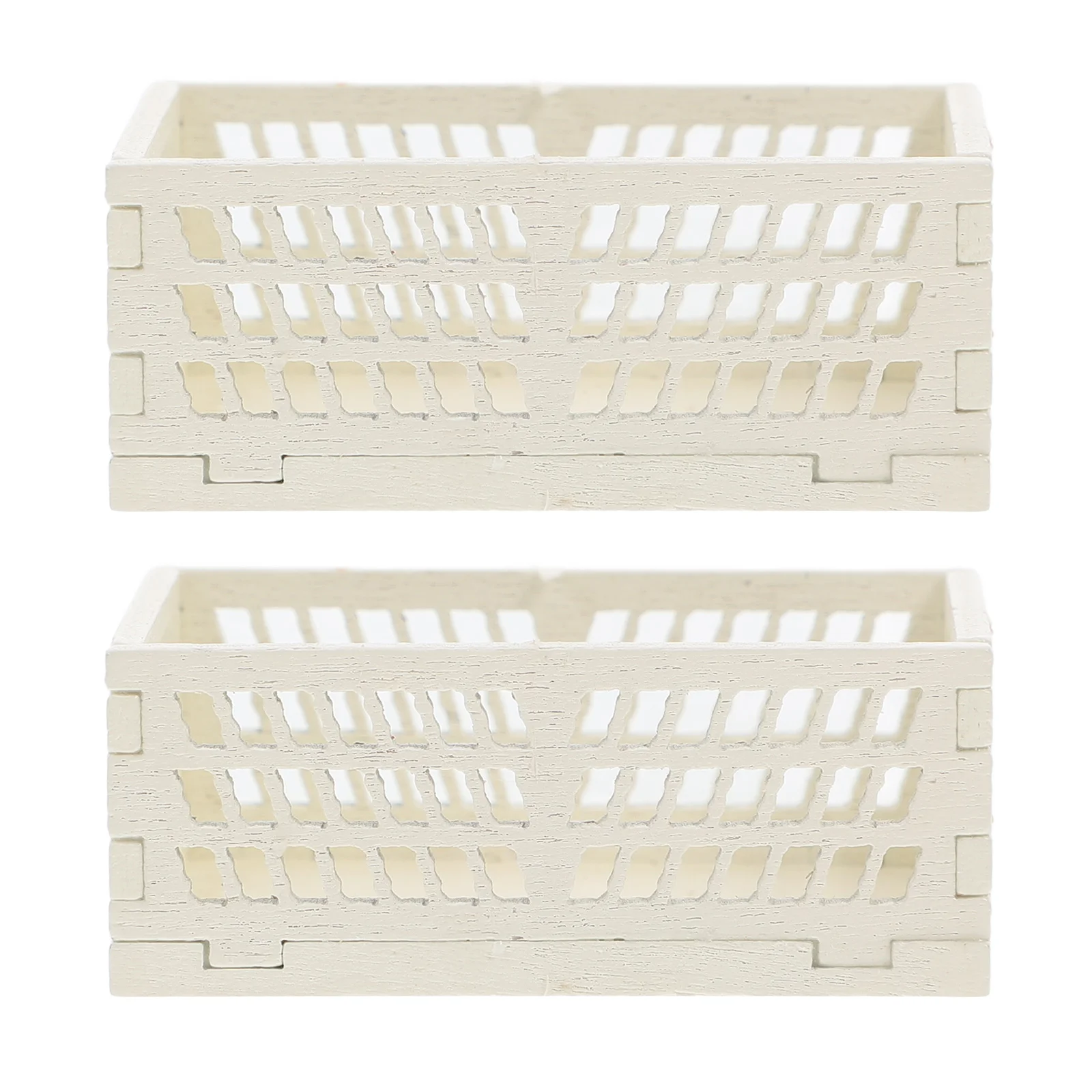 2 Pcs House Storage Box Mini Crates for Crafts Miniature Things Baskets Micro-scene Ornament Model Toy
2 Pcs House Storage Box Mini Crates for Crafts Miniature Things Baskets Micro-scene Ornament Model Toy