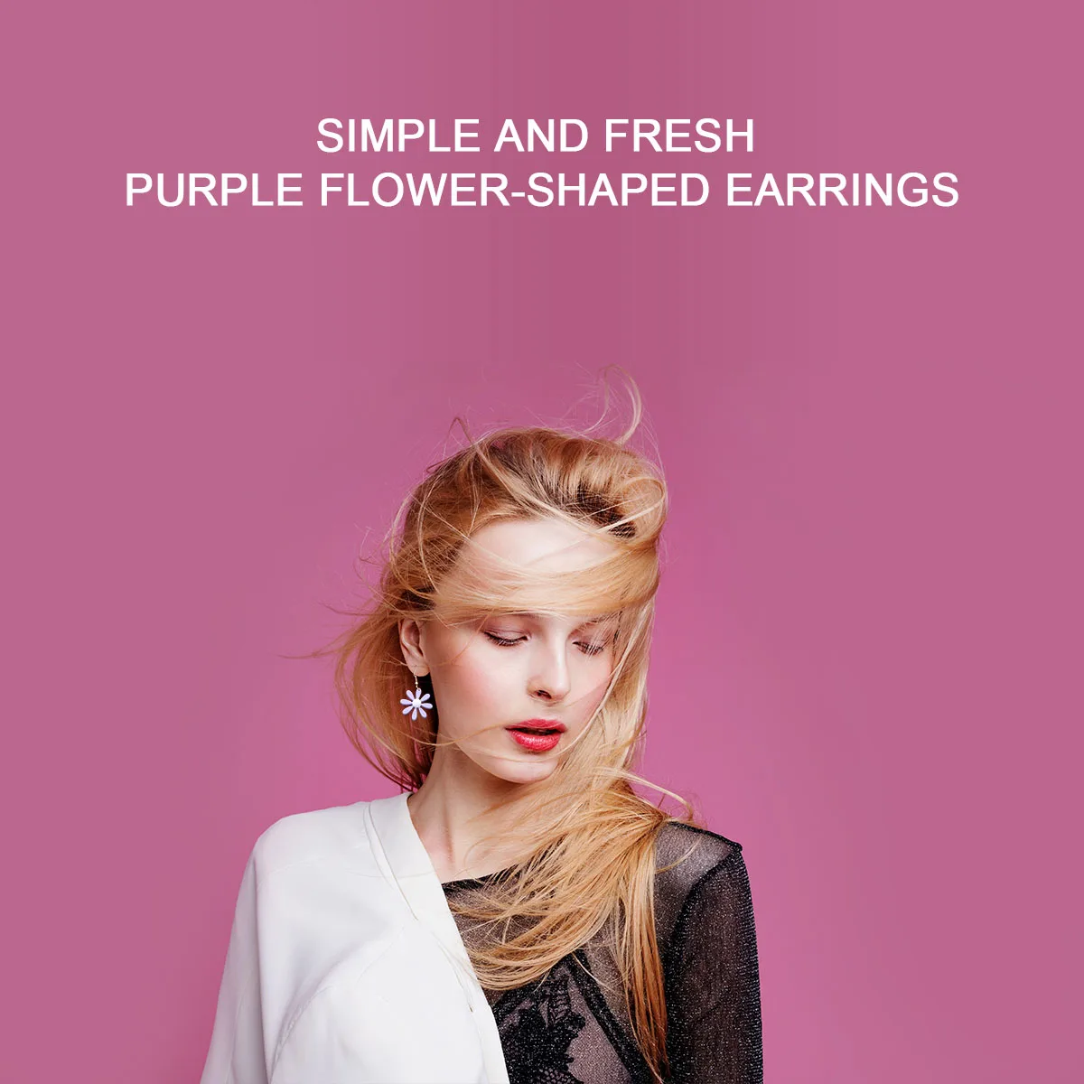 Flower Shaped Earrings Sweet Ornaments Simple Accessories Girls Floral Ear Hoops Stainless Steel Earrings Daily 
Flower Shaped Earrings Sweet Ornaments Simple Accessories Girls Floral Ear Hoops Stainless Steel Earrings Daily