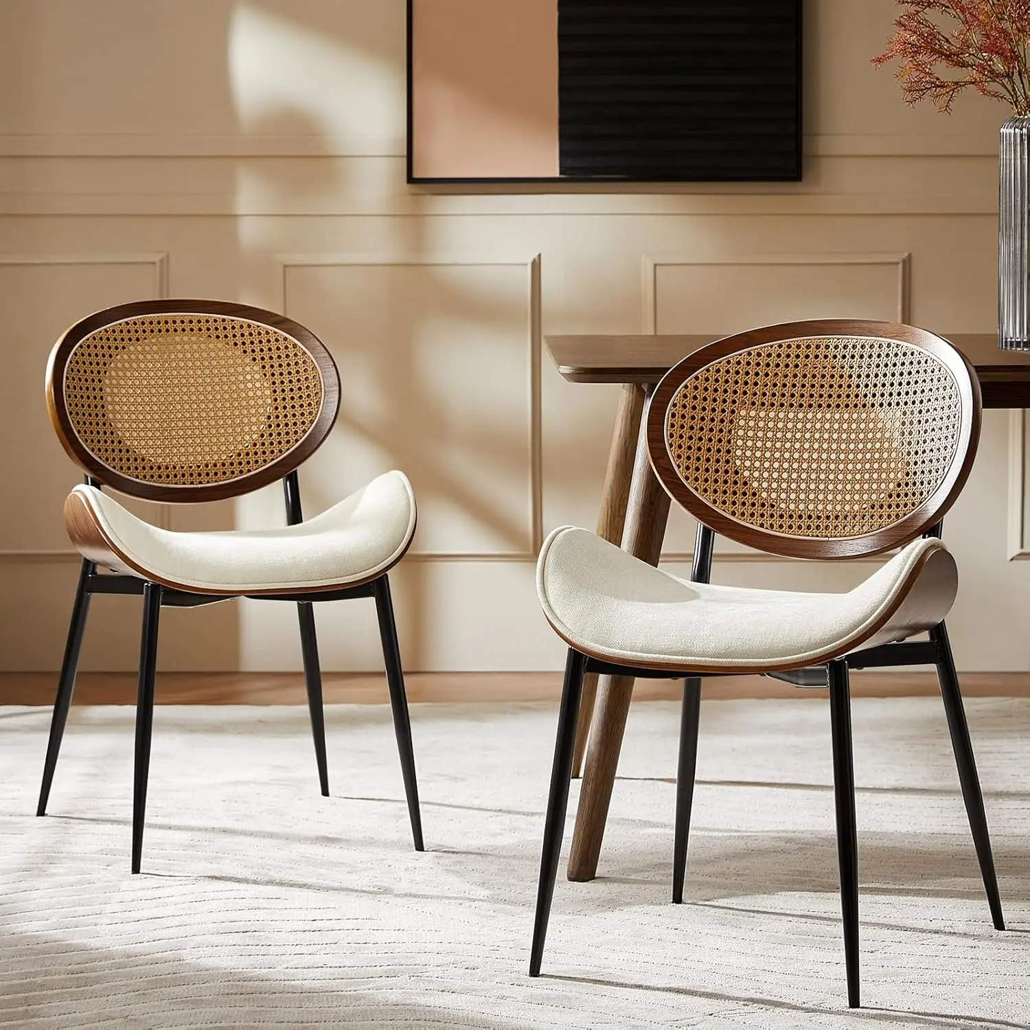 Деревянный обеденный стул с овальной спинкой, тканевое сиденье с подушкой, плетеная подставка для ног из ротанга, регулируемая, для кухни, ресторана, кафе, набор из 2 штук, на заказ
Деревянный обеденный стул с овальной спинкой, тканевое сиденье с подушкой, плетеная подставка для ног из ротанга, регулируемая, для кухни, ресторана, кафе, набор из 2 штук, на заказ