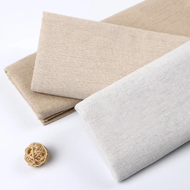 25*155 cm Raw Cloth Faux Linen Fabric Rough Solid Polyester Cotton Fabric For Sewing Storage Bag And Background Materials
25*155 cm Raw Cloth Faux Linen Fabric Rough Solid Polyester Cotton Fabric For Sewing Storage Bag And Background Materials