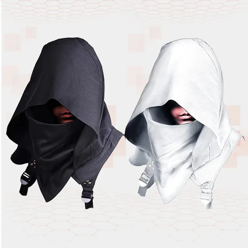 Black White Colors Adult One Size Hooded Cloak Cape Cowl Cyberpunk Costumes Pagan Accessory Cosplay Medieval Assassin Hat
Black White Colors Adult One Size Hooded Cloak Cape Cowl Cyberpunk Costumes Pagan Accessory Cosplay Medieval Assassin Hat