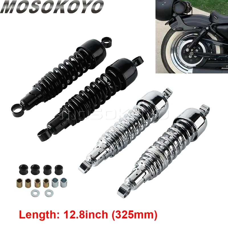 Motorcycle Shock Absorption 12.8" 325mm Rear Shocker Absorber Suspension For Harley Sportster XL883 XL1200 Touring Accessories
Motorcycle Shock Absorption 12.8" 325mm Rear Shocker Absorber Suspension For Harley Sportster XL883 XL1200 Touring Accessories