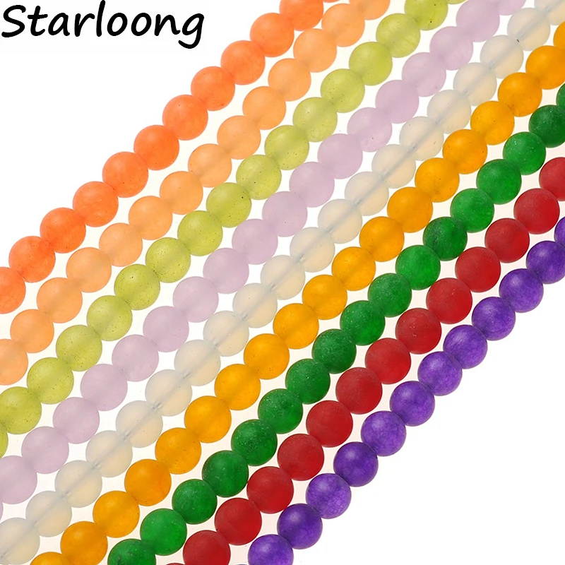 Round Matte Dyed Chalcedony Natural Stone Loose Strand Beads 15" 4 6 8 10 12MM Pick Size DIY Jewelry Making Bracelets Necklaces
Round Matte Dyed Chalcedony Natural Stone Loose Strand Beads 15" 4 6 8 10 12MM Pick Size DIY Jewelry Making Bracelets Necklaces