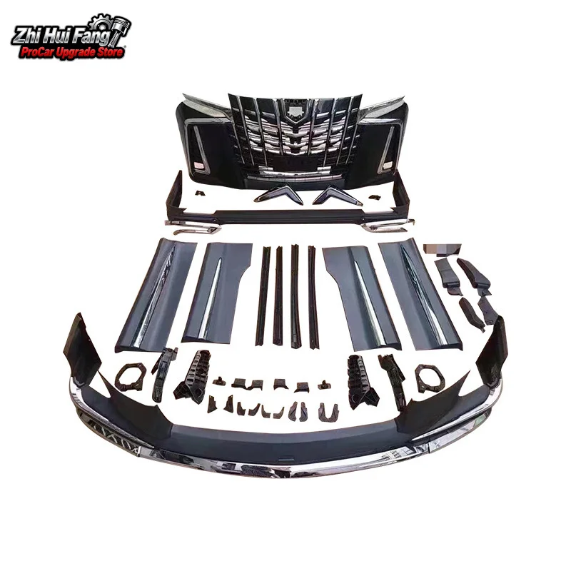 Подходит для старой модели Alphard 2004-2018 гг., модификация обновления, внешний вид Мона Лизы, полный комплект кузова, передний и задний бампер
Подходит для старой модели Alphard 2004-2018 гг., модификация обновления, внешний вид Мона Лизы, полный комплект кузова, передний и задний бампер