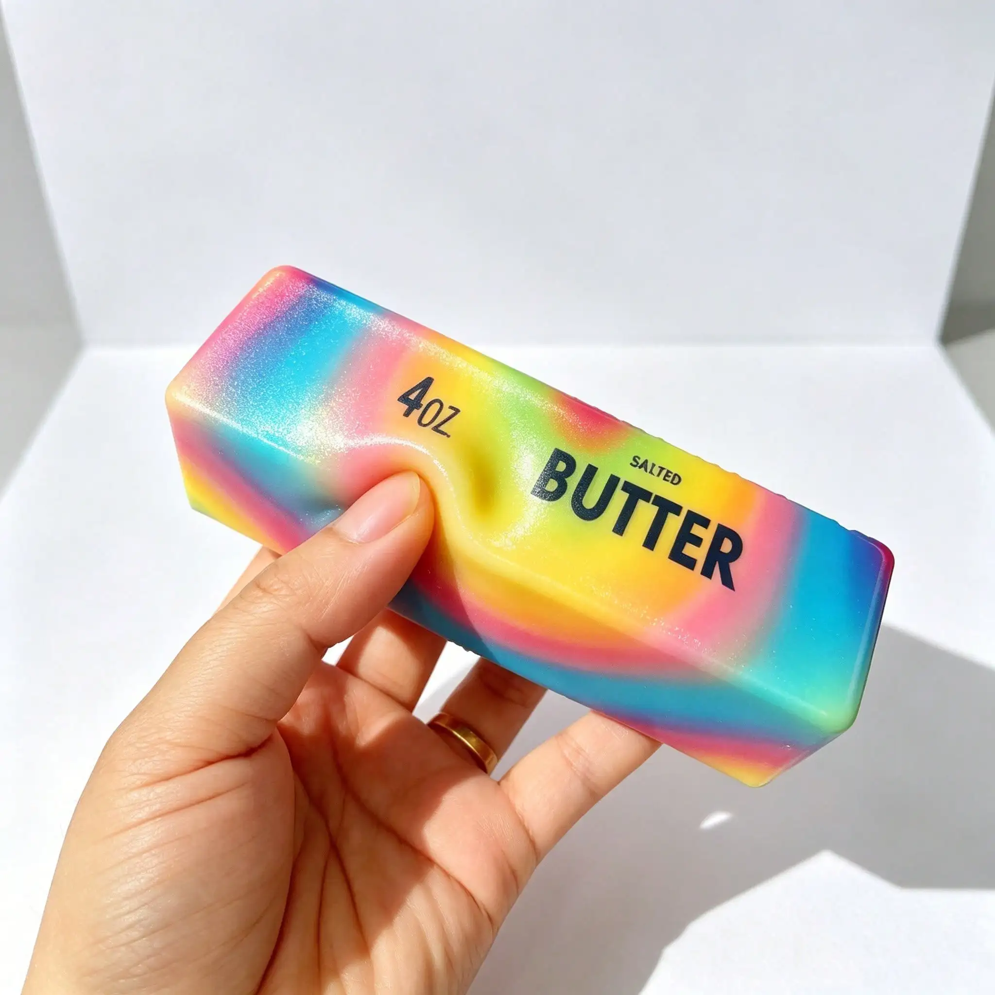 2026 New Squishy Rainbow Butter Cheese Stick Squeeze Toy, Rectangular PU Slow Rebound, Multi-Color Stress Relief Small Object, Suitable For Teens And Adults Anxiety Relief Tool -Birthday Gift-Ideal Gift-Surprise Gift-Holiday Gift-Couple Gift-Summer Gift
2026 New Squishy Rainbow Butter Cheese Stick Squeeze Toy, Rectangular PU Slow Rebound, Multi-Color Stress Relief Small Object, Suitable For Teens And Adults Anxiety Relief Tool -Birthday Gift-Ideal Gift-Surprise Gift-Holiday Gift-Couple Gift-Summer Gift