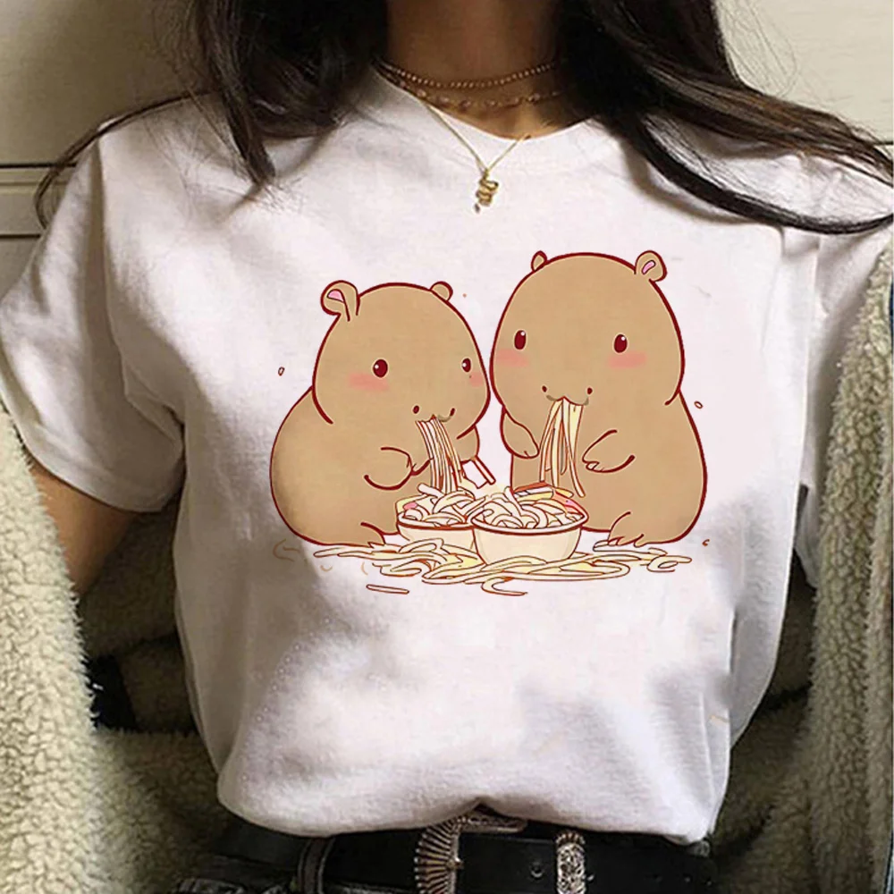 Capybara t-shirts women streetwear designer Y2K t-shirts female streetwear clothes
Capybara t-shirts women streetwear designer Y2K t-shirts female streetwear clothes