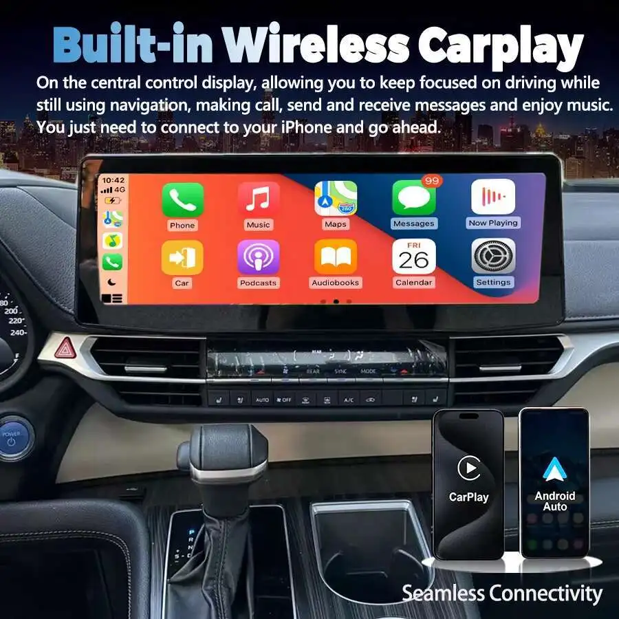 15.9" Car Radio For Toyota Sienna/Gravia 2022-2025 GPS Navigation Wireless Carplay Multimedia Video Stereo Player 3K Android14
15.9" Car Radio For Toyota Sienna/Gravia 2022-2025 GPS Navigation Wireless Carplay Multimedia Video Stereo Player 3K Android14