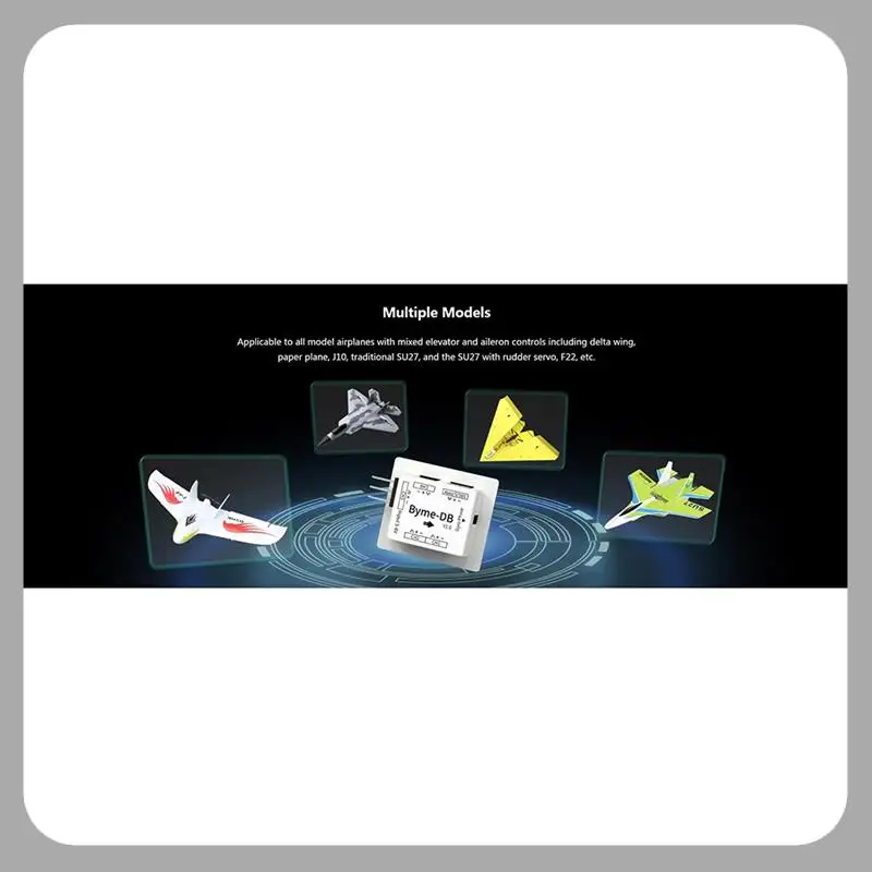 A46U Byme-DB Fixed Wing Flight Control Built-In Gyroscope For Delta Wing Micro-Paper Plane J10 SU27 F22
A46U Byme-DB Fixed Wing Flight Control Built-In Gyroscope For Delta Wing Micro-Paper Plane J10 SU27 F22