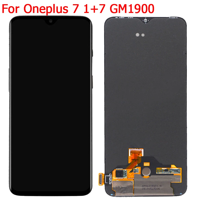ЖК-дисплей с рамкой для Oneplus 7, дисплей 6,41 дюйма, дисплей One Plus 7, 1 + 7, детали GM1903 GM1905, оригинал
ЖК-дисплей с рамкой для Oneplus 7, дисплей 6,41 дюйма, дисплей One Plus 7, 1 + 7, детали GM1903 GM1905, оригинал