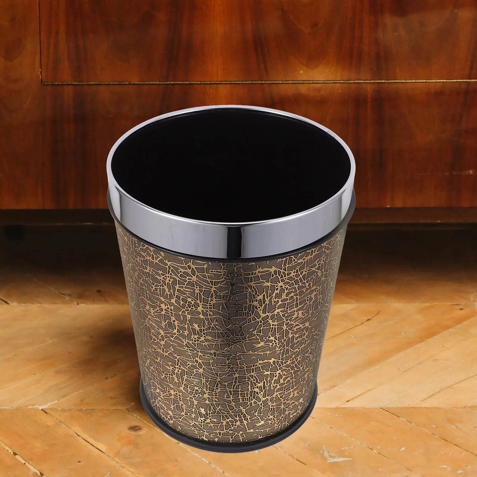 Stylish Round Trash Can PU Waste Bin for Home Office Bedroom Bathroom Decorative Garbage Storage Bucket Smooth Texture
Stylish Round Trash Can PU Waste Bin for Home Office Bedroom Bathroom Decorative Garbage Storage Bucket Smooth Texture
