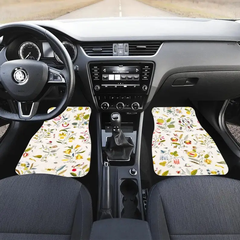 Floral Car Floor Mat for women, vehicle floor mat, car accessories for women, Vintage Car Floor Mat, 302216
Floral Car Floor Mat for women, vehicle floor mat, car accessories for women, Vintage Car Floor Mat, 302216