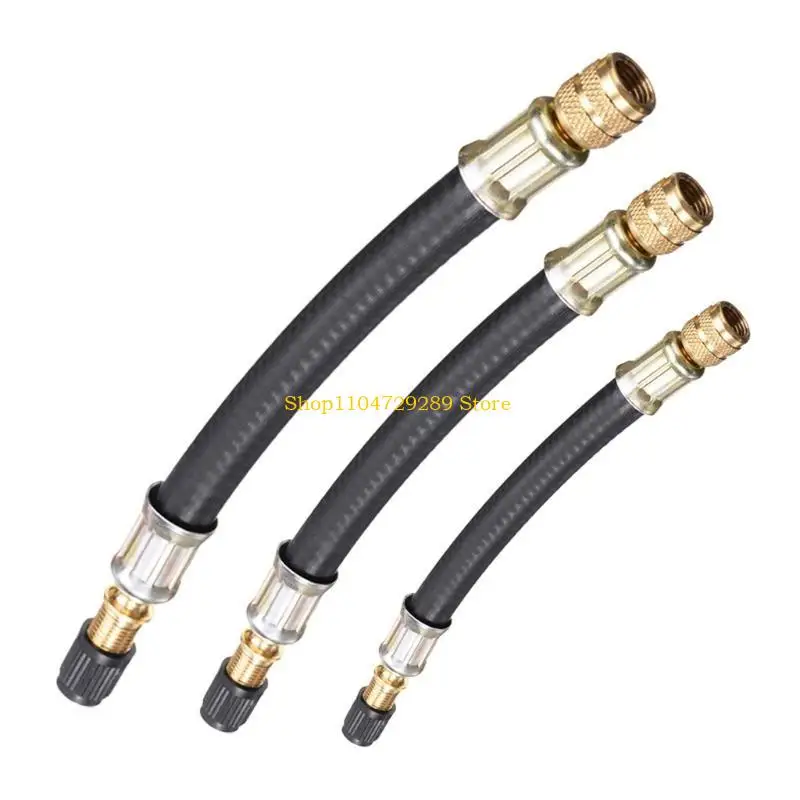 D8KE Flexible Tire Valves Extension Set of 3 for Effortlessly Air Pressure Adjustment
D8KE Flexible Tire Valves Extension Set of 3 for Effortlessly Air Pressure Adjustment