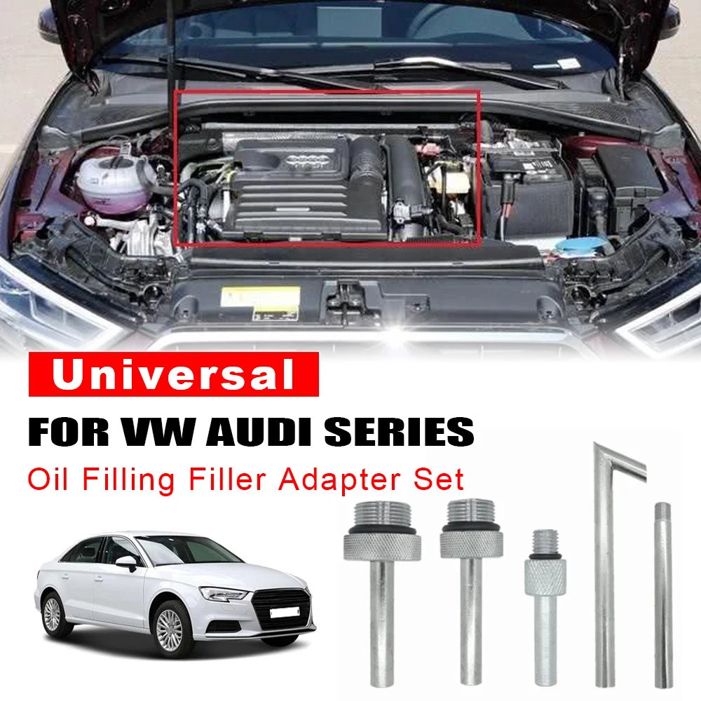 5Pcs Transmission Oil Filling Filler Adapter Set Filling for VW AUDI 722.9 DSG CVT 09G Adapters Car Tool Accessories
5Pcs Transmission Oil Filling Filler Adapter Set Filling for VW AUDI 722.9 DSG CVT 09G Adapters Car Tool Accessories