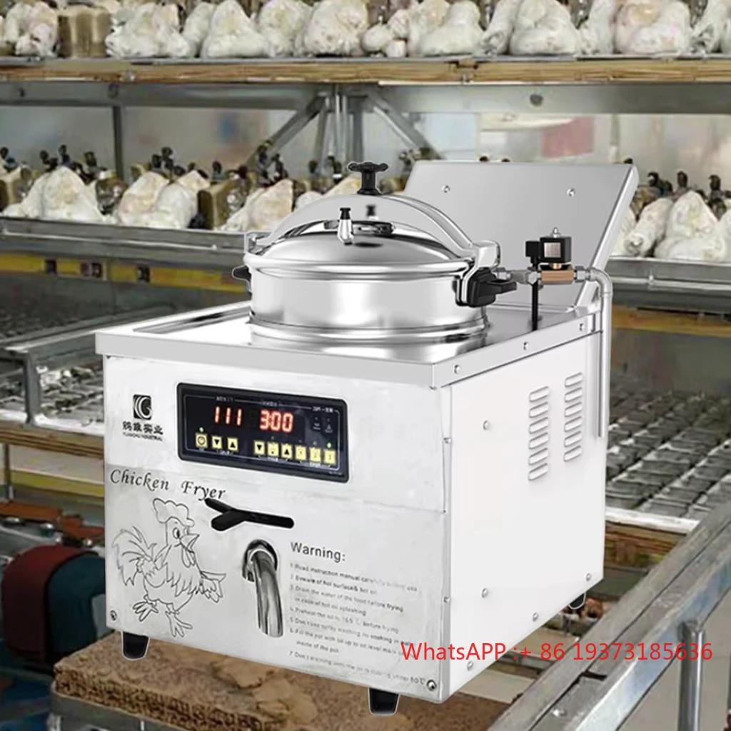 Pressure Fryer Desktop Pressure Commercial Electric Fryer with Filter Oil Pressure Fryer
Pressure Fryer Desktop Pressure Commercial Electric Fryer with Filter Oil Pressure Fryer