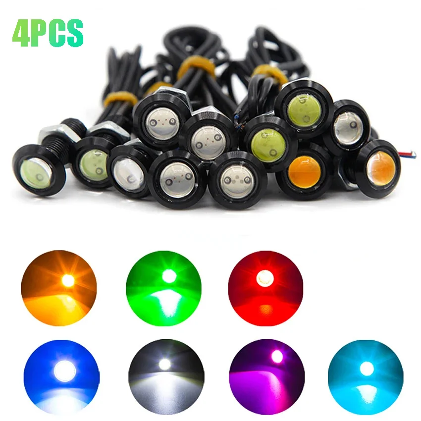 4Pcs/Lot DRL Led Daytime Running Lights for Motorcycle Car 18MM Eagle Eye Signal Light Fog Lamp Auto Lamps Accessories
4Pcs/Lot DRL Led Daytime Running Lights for Motorcycle Car 18MM Eagle Eye Signal Light Fog Lamp Auto Lamps Accessories