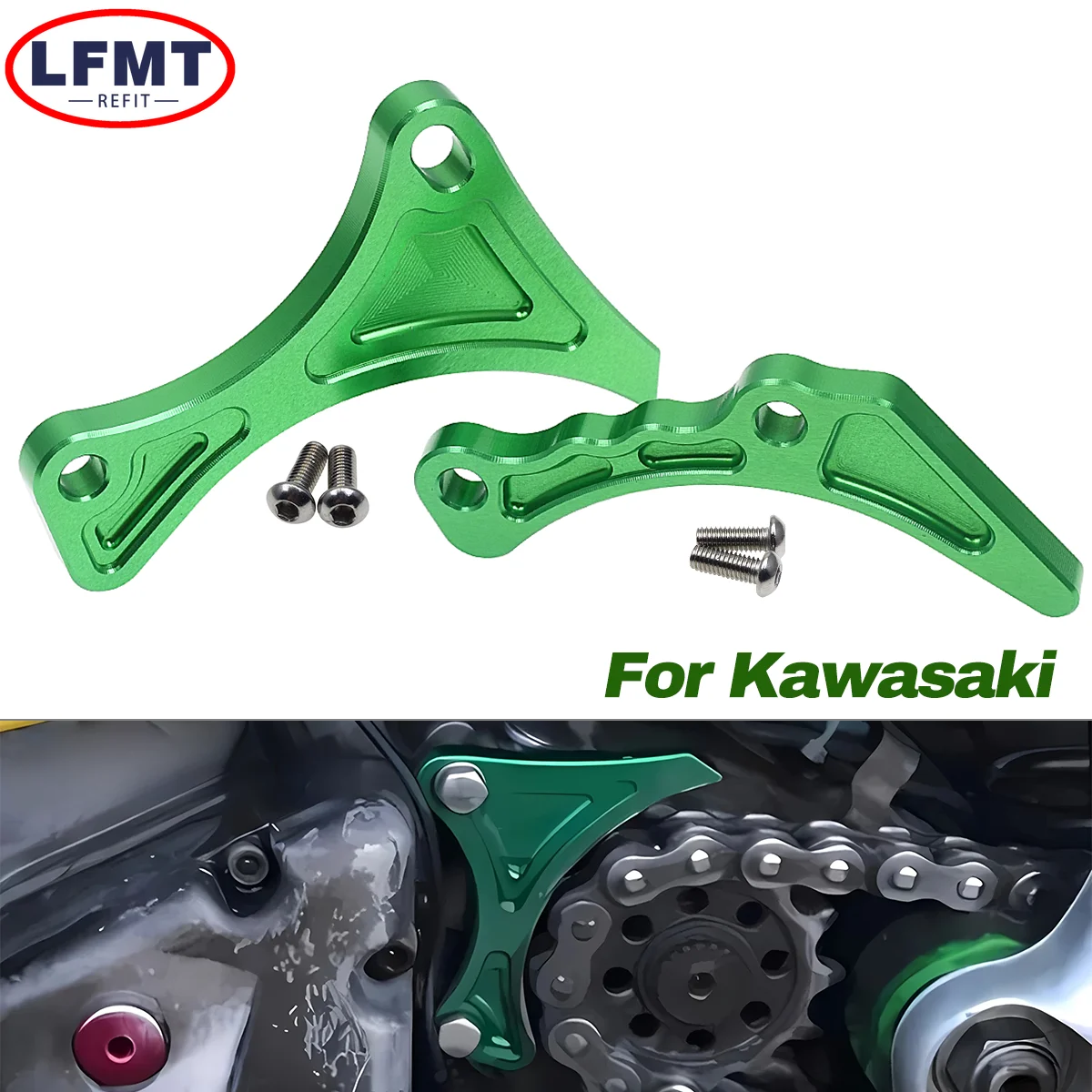 For Kawasaki 250F/450F KX250F 2004-2016 KX450F 2006-2015 Motocross Case Saver Engine Protector Guard Cover Chain Sprocket Cover
For Kawasaki 250F/450F KX250F 2004-2016 KX450F 2006-2015 Motocross Case Saver Engine Protector Guard Cover Chain Sprocket Cover
