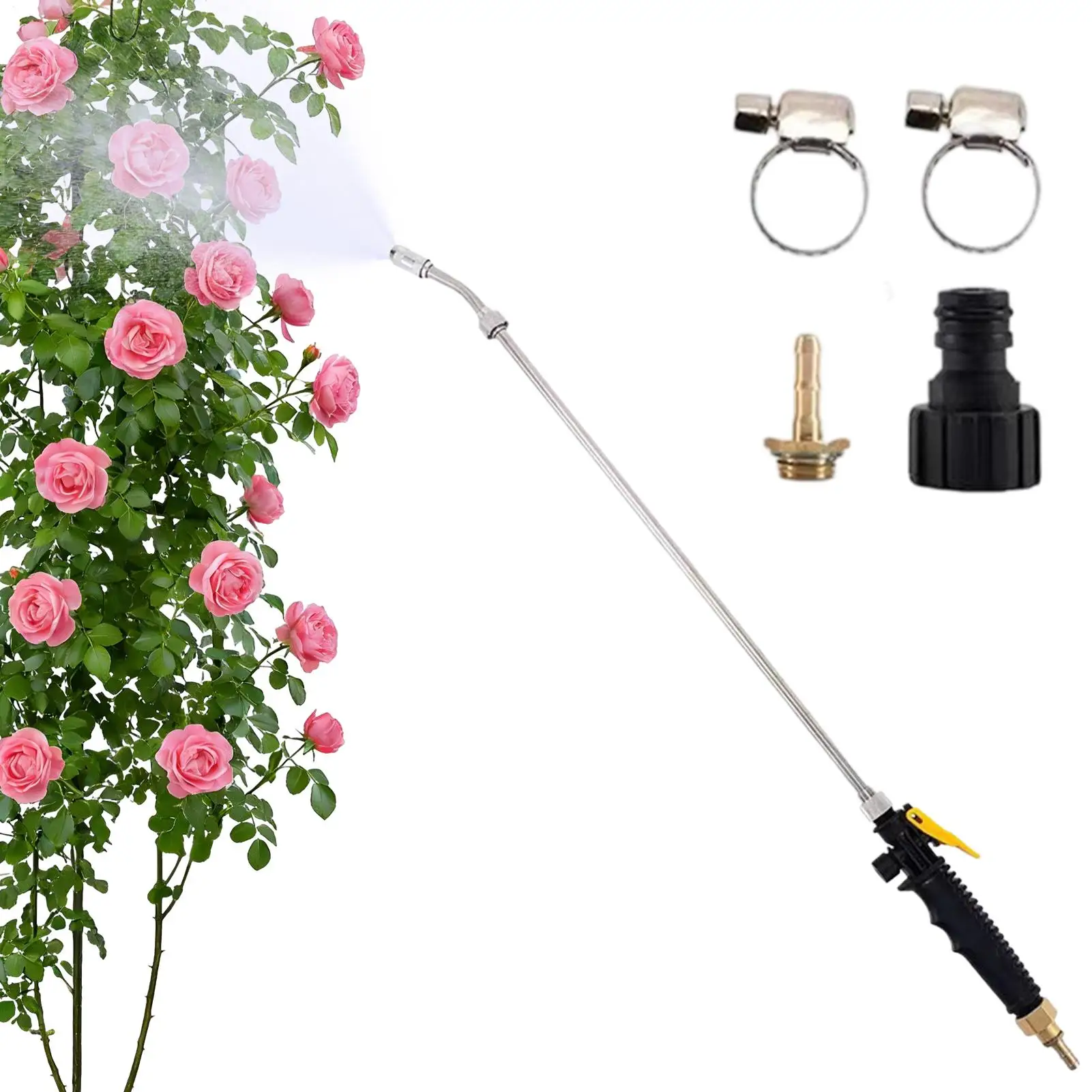 High Pressure Nozzle For Garden Hose Stainless Steel Portable Auto Cleaner Detachable Adjustable Length Pressure Washer Car For
High Pressure Nozzle For Garden Hose Stainless Steel Portable Auto Cleaner Detachable Adjustable Length Pressure Washer Car For