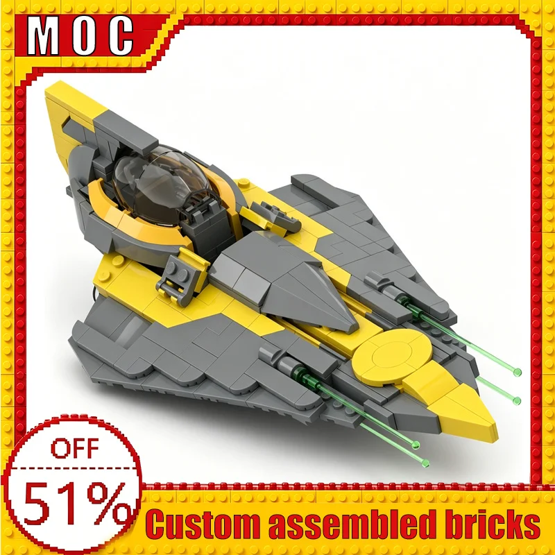 470 Parts Light High-speed Space Interceptor Sci-Fi Assembled Building Blocks Model DIY Assembly Toys Educational Learning Gifts
470 Parts Light High-speed Space Interceptor Sci-Fi Assembled Building Blocks Model DIY Assembly Toys Educational Learning Gifts