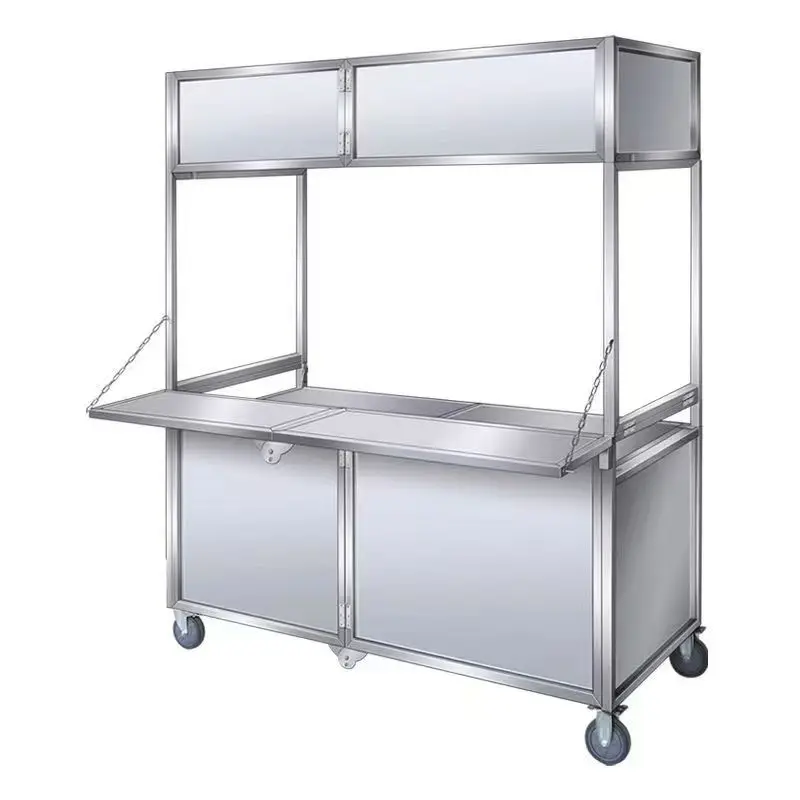 Commercial Multifunctional Folding Snack Food Trolley New Condition Stall for Outdoor Mobile Night Market Snack Machines
Commercial Multifunctional Folding Snack Food Trolley New Condition Stall for Outdoor Mobile Night Market Snack Machines