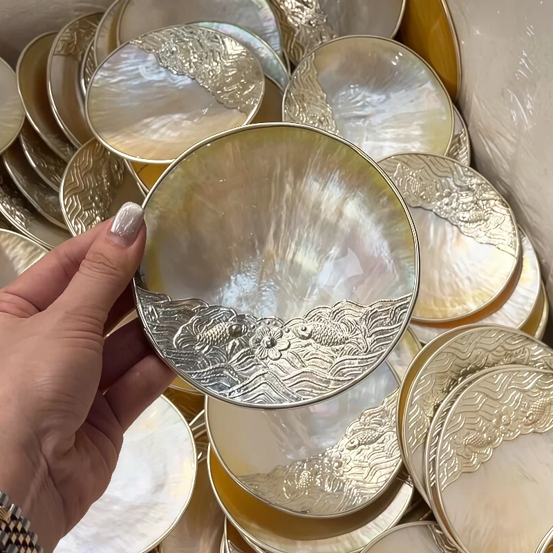Natural shell plates, restaurant seasoning plates, omelette plates, handicrafts, gift items for friends
Natural shell plates, restaurant seasoning plates, omelette plates, handicrafts, gift items for friends