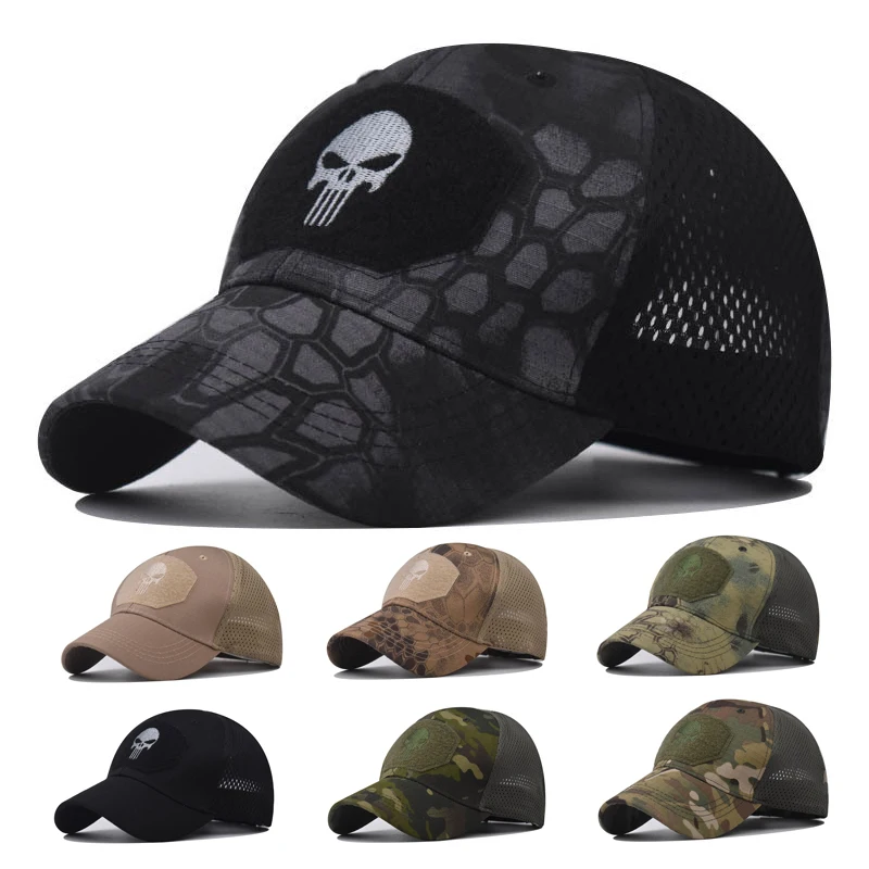 Unisex Skull Embroidered Top with Patch Baseball Caps Spring Autumn Outdoor Adjustable Mesh Summer Caps Men Hat
Unisex Skull Embroidered Top with Patch Baseball Caps Spring Autumn Outdoor Adjustable Mesh Summer Caps Men Hat