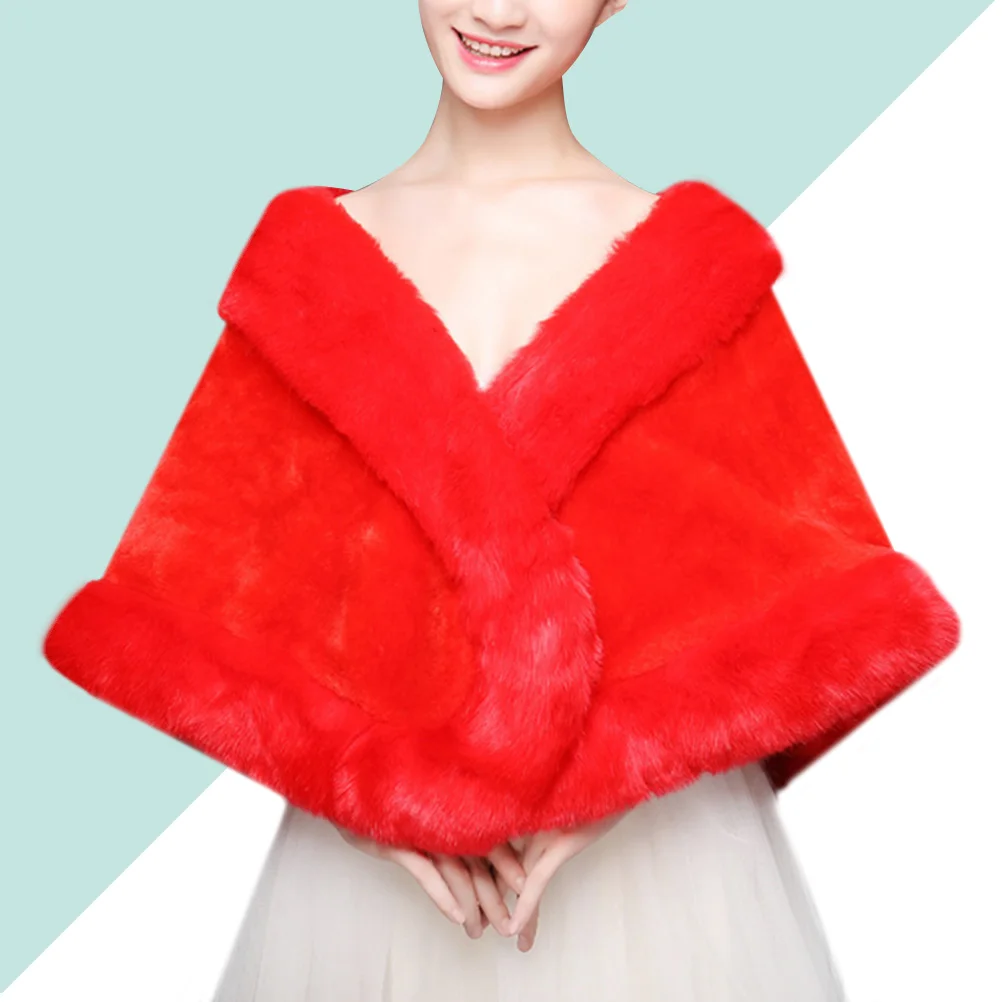 Warm Cloak Tippet Shawl Faux Stole Soft Durable Material Elegant Design Winter Party Banquet Wedding
Warm Cloak Tippet Shawl Faux Stole Soft Durable Material Elegant Design Winter Party Banquet Wedding