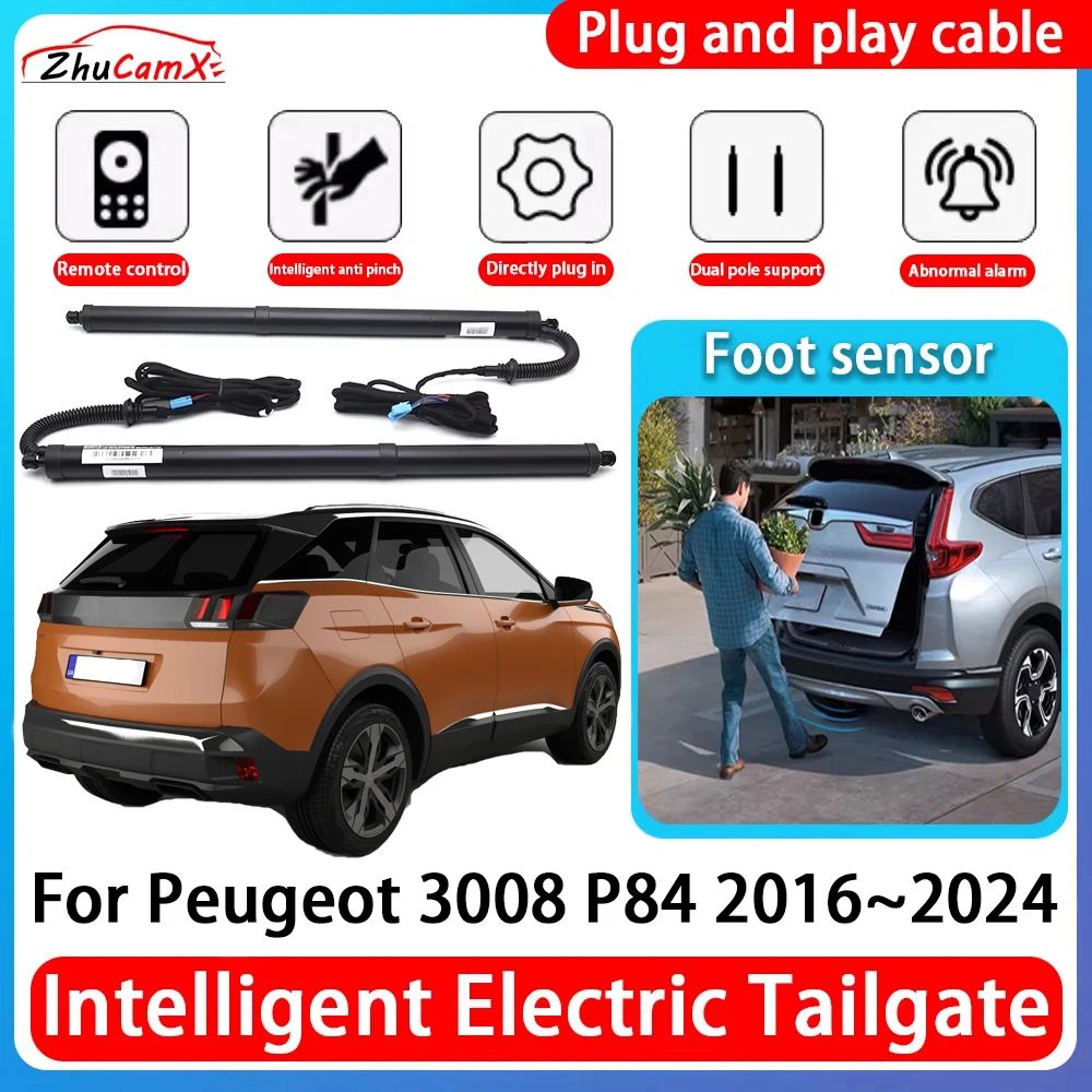 ZhuCamX Car Power Trunk Electric Suction Tailgate Intelligent Tail Gate Lift Strut For Peugeot 3008 P84 2016~2024
ZhuCamX Car Power Trunk Electric Suction Tailgate Intelligent Tail Gate Lift Strut For Peugeot 3008 P84 2016~2024