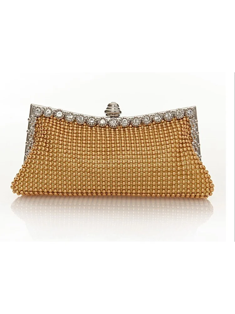 Elegant Silver Aluminum Bead Evening Bag Clutch Handbag Diamond Embellished Single Shoulder Bag for Women Party Accessories
Elegant Silver Aluminum Bead Evening Bag Clutch Handbag Diamond Embellished Single Shoulder Bag for Women Party Accessories