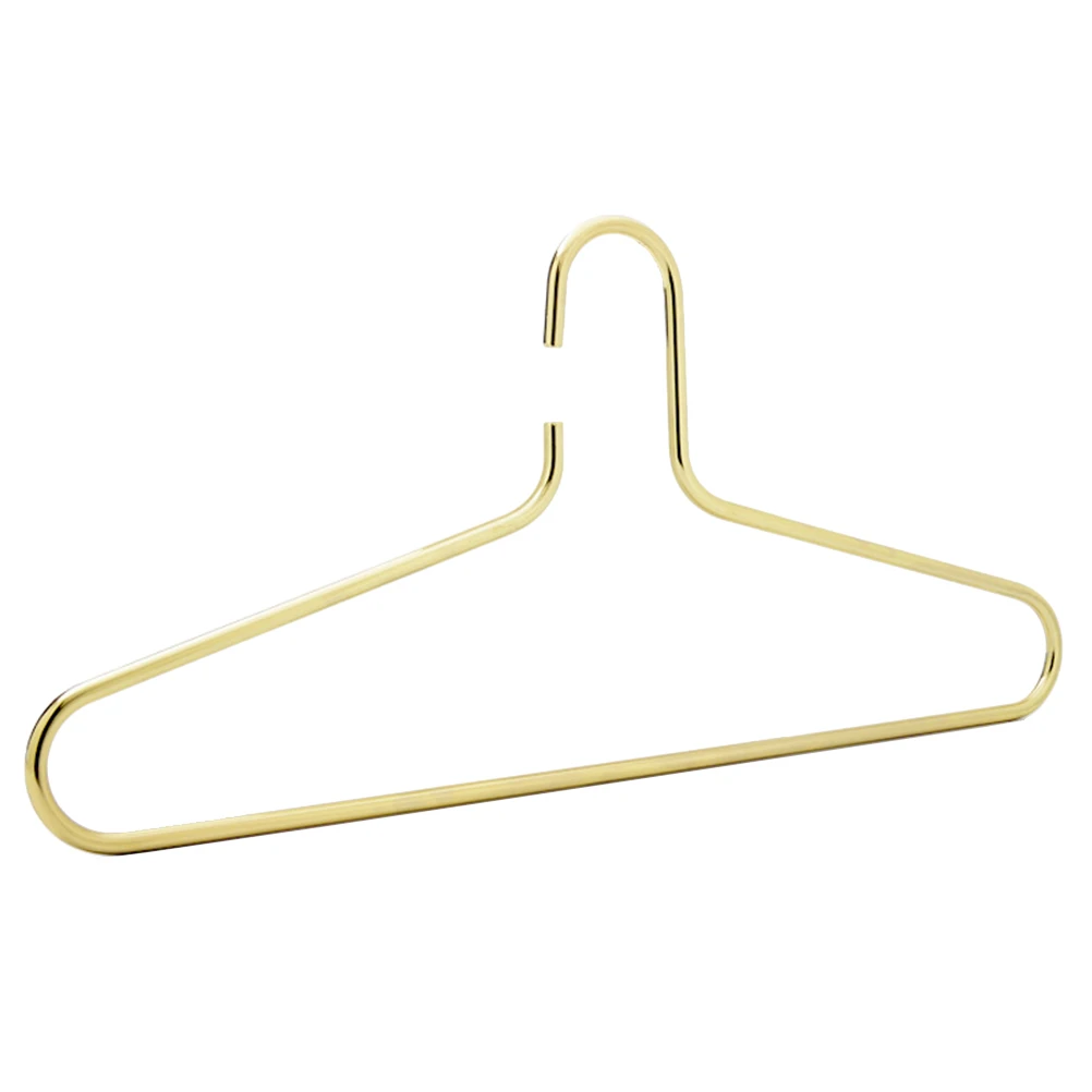 Thickened Iron Clothes Hangers Opening Design Non Slip Skid Resistant Home Wardrobe Hangers Fashion Hanging Racks Golden Color
Thickened Iron Clothes Hangers Opening Design Non Slip Skid Resistant Home Wardrobe Hangers Fashion Hanging Racks Golden Color