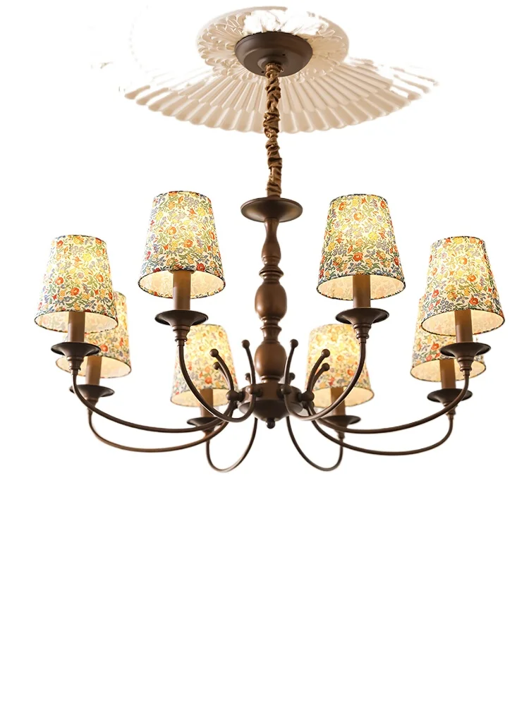 American living room chandelier French antique dining room light American retro high-end bedroom study lamp
American living room chandelier French antique dining room light American retro high-end bedroom study lamp