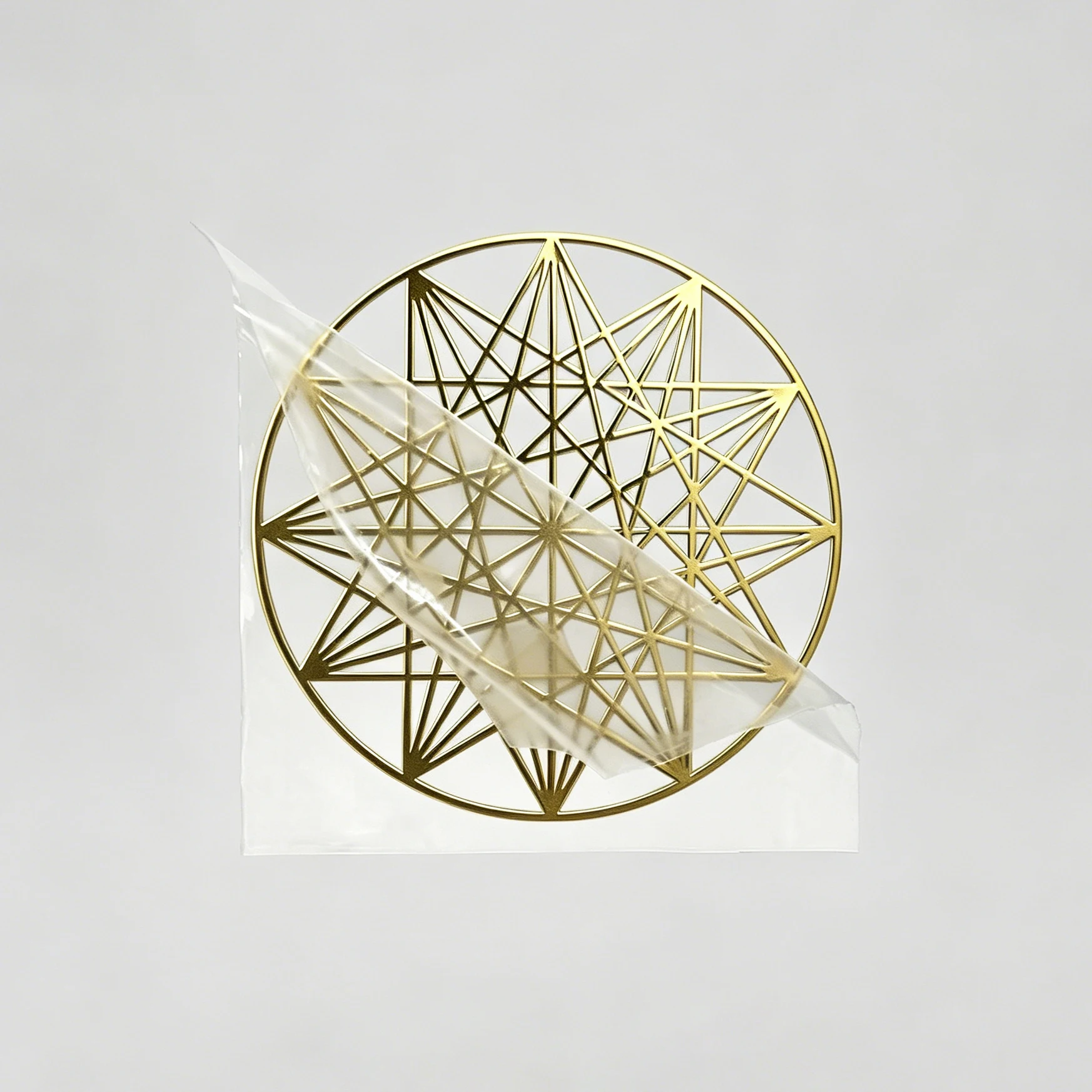 Golden circular pattern metal sticker, geometrically symmetrical pattern transfer sticker, computer decorative sticker
Golden circular pattern metal sticker, geometrically symmetrical pattern transfer sticker, computer decorative sticker