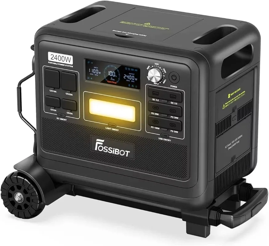 【BestSelling】FOSSiBOT F2400 Portable Power Generator 2400W Solar with App Control 230V EU for Outdoor Fishing Camping Portable P
【BestSelling】FOSSiBOT F2400 Portable Power Generator 2400W Solar with App Control 230V EU for Outdoor Fishing Camping Portable P