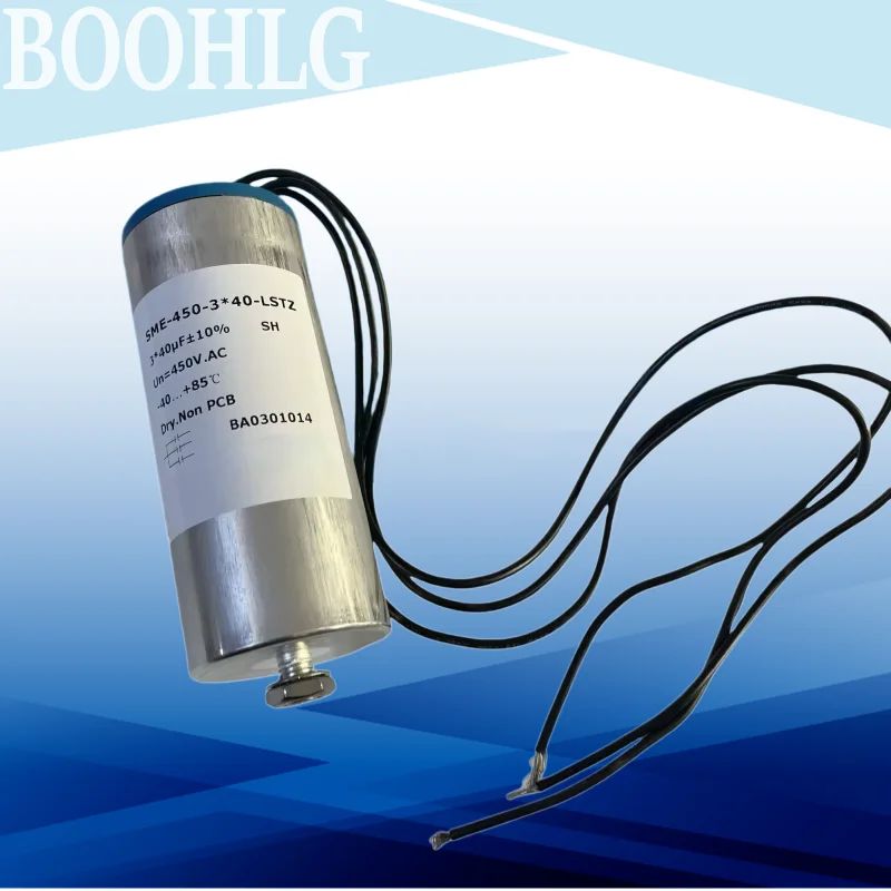 SME-450-3*40-LSTZ 3*40 мкФ 450 В переменного тока 135X55 мм толстый медный провод конденсатор фильтра переменного тока
SME-450-3*40-LSTZ 3*40 мкФ 450 В переменного тока 135X55 мм толстый медный провод конденсатор фильтра переменного тока