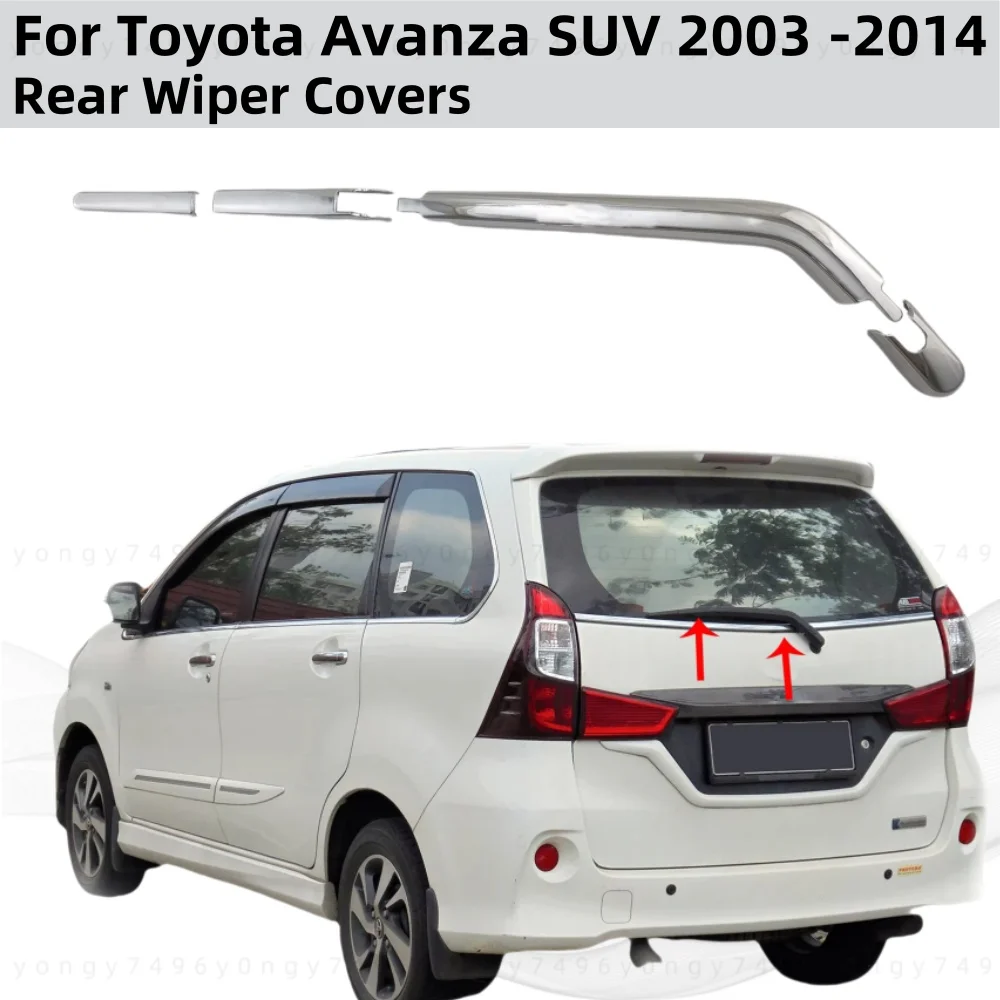 Car ABS Chrome Accessories Plated Rear Wiper Covers Trim Paste Style For Toyota Avanza SUV 2003 2008 2011 2012 2013 2014
Car ABS Chrome Accessories Plated Rear Wiper Covers Trim Paste Style For Toyota Avanza SUV 2003 2008 2011 2012 2013 2014