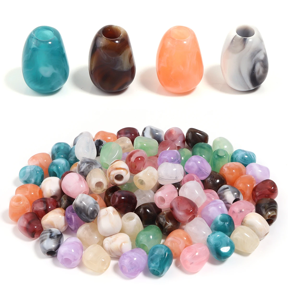 40pcs 13x14mm Irregular Acrylic Beads Colorful Oval Loose Spacer Beads For Jewelry Making DIY Bracelets Necklace Accessories
40pcs 13x14mm Irregular Acrylic Beads Colorful Oval Loose Spacer Beads For Jewelry Making DIY Bracelets Necklace Accessories