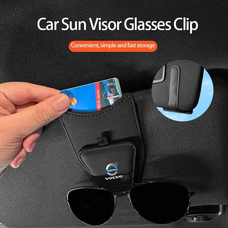 Car Visor Glasses Holder Leather Sunglasses Bag Card Clip Sticker For Volvo XC60 S60 V40 V50 V60 XC40 V70 XC90 V90 S90 S80 C
Car Visor Glasses Holder Leather Sunglasses Bag Card Clip Sticker For Volvo XC60 S60 V40 V50 V60 XC40 V70 XC90 V90 S90 S80 C