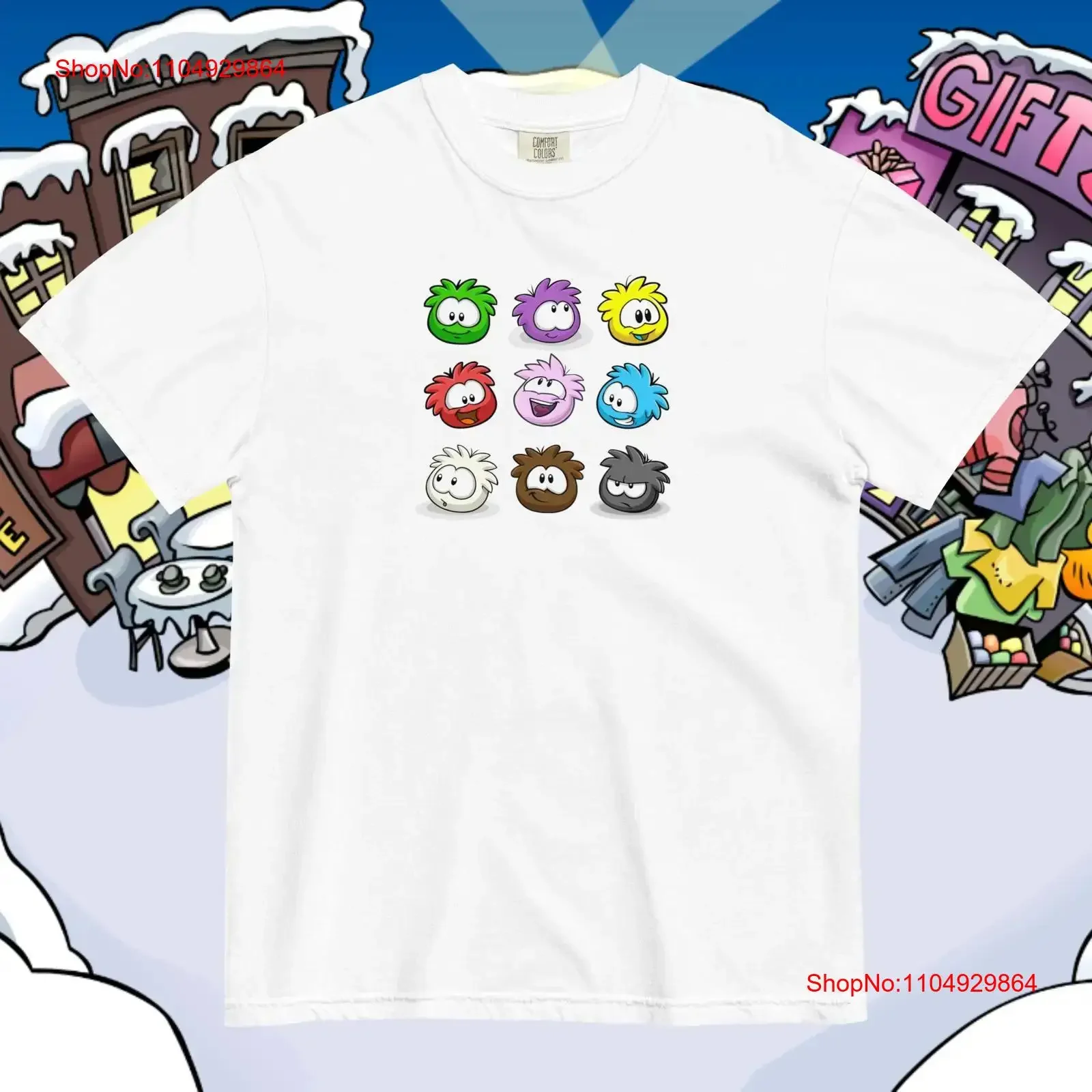 Puffles Club Penguin T Shirt s for Fans Merchandise Nostalgic Gamer vintage Washed Comfortable fashion Versatile streetwear
Puffles Club Penguin T Shirt s for Fans Merchandise Nostalgic Gamer vintage Washed Comfortable fashion Versatile streetwear